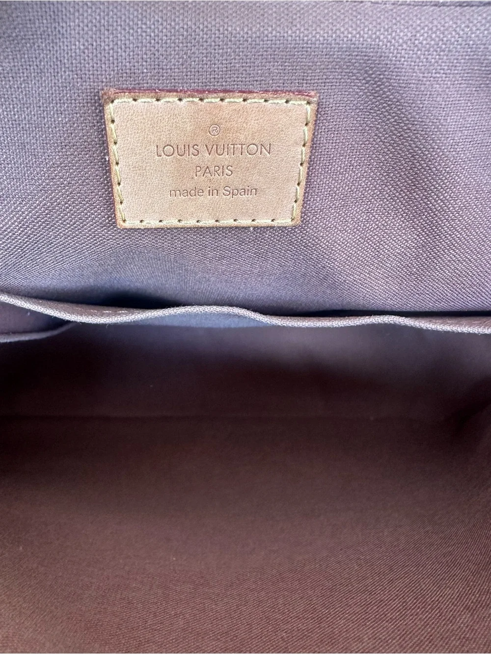 Louis Vuitton Monogram Canvas Messenger Bag in Brown and Tan